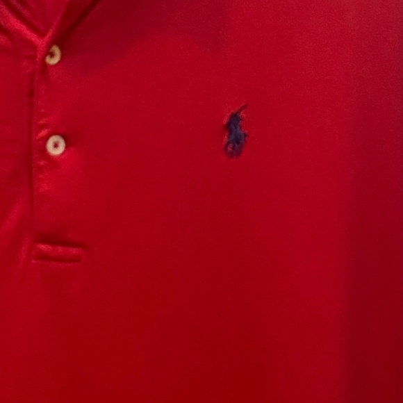 Ralph Lauren Polo Golf Red Polo Shirt. - Picture 4 of 4